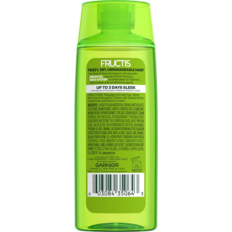 Sleek & Shine Shampoo Travel Size 100ml back